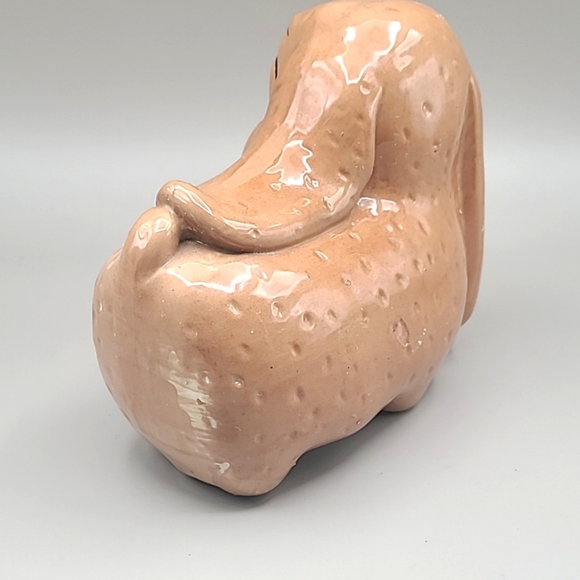 Vintage Ceramic Hound-Dog, Adorable Face & Daisy - Picture 4 of 6